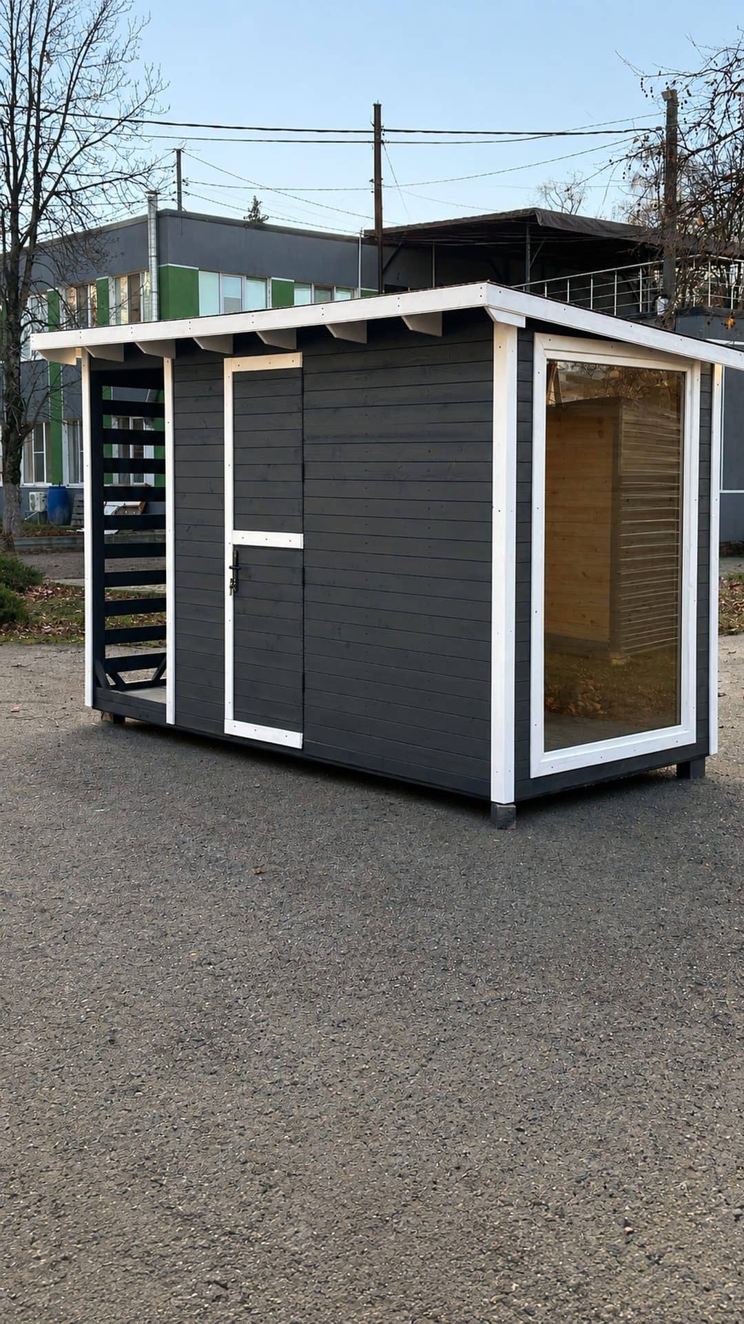 Хозблок от производителя Woodárt на участке в Краснодарском крае, работа №25